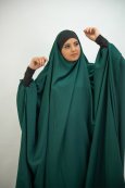 Jilbab Saoudien Nidha poignet lycra